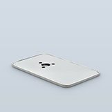 Raised edge backplate with rounded corners