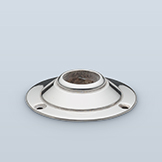 HT3142v rosette with visible screws