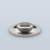 Rosette with collar & concealed mounting, 2-1/8" diameter