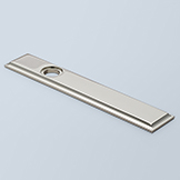 Rectangular with beveled perimeter