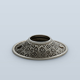 Ornamental rosette to coordinate with HT4314 knob