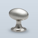 Egg knob with flared shaft