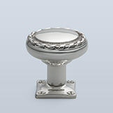 Knob with twisted edge detail