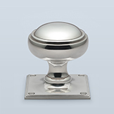 Round traditional knob
