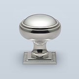 Round traditional knob