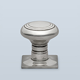 Round classic knob with concentric circles