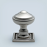 Round Georgian knob