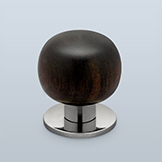 Macassar ebony tomato knob