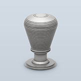 Ringed knob with concentric circle face