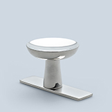 Concave knob