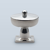 Champagne knob with center ball finial
