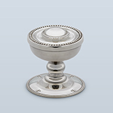 18th century antique knob with two rows of beading