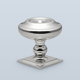 French turned knob