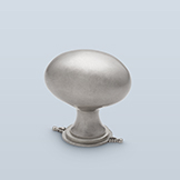 Rounded egg knob with flared base