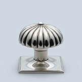 Neoclassical melon knob
