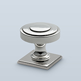 Knob with concentric circles