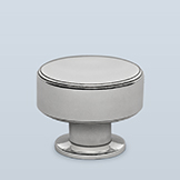 Bauhaus knob with perimeter edge detail
