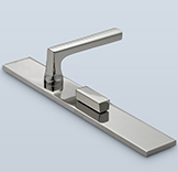Rectangular profile lever