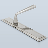 Octagonal profile lever with beading