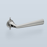 Octagonal profile lever with beading