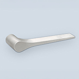 Tapered lever with flat face