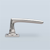 Faceted profile lever with knurled stem, 5-1/16" length