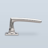 Faceted profile lever with knurled stem, 5-1/16" length