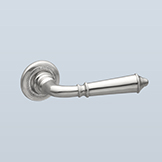 Lever with three knurled bands and button end