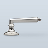 Octagon profile lever with ball tip
