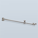 Casement stay with decorative knob and cap