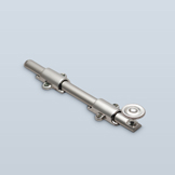 Surface bolt with round handle & visible screws