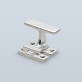 Casement fastener with rectangular T-lever handle