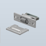 Heavy-duty roller latch with strike plate