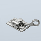 Casement fastener with ring handle