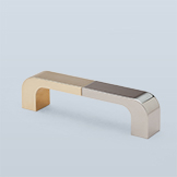 Minimalist wire pull with incised line
