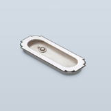 Decorative recessed pull