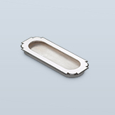 Decorative recessed pull