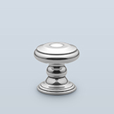 Neoclassical cabinet pull with concentric circles