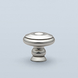 Neoclassical cabinet pull with concentric circles
