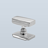 Rectangular deco cabinet pull