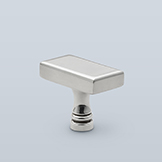 Rectangular cabinet knob