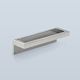 Right-angle pull with visible screws