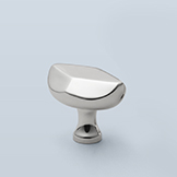 Faceted cabinet pull