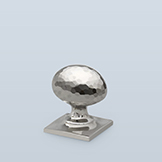 Hammered egg cabinet pull