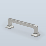 Wire pull with flared square bases