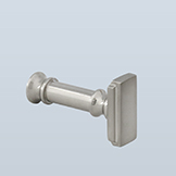 Rectangular deco hook with elongated projection