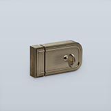 Rim lock deadbolt