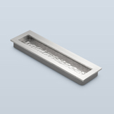 Rectangular with offset window and hammered backplate