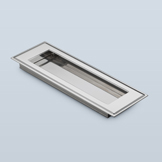 Rectangular with beveled stepped edge