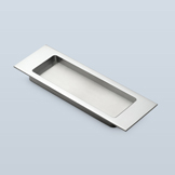Rectangular flush pull, concealed screws